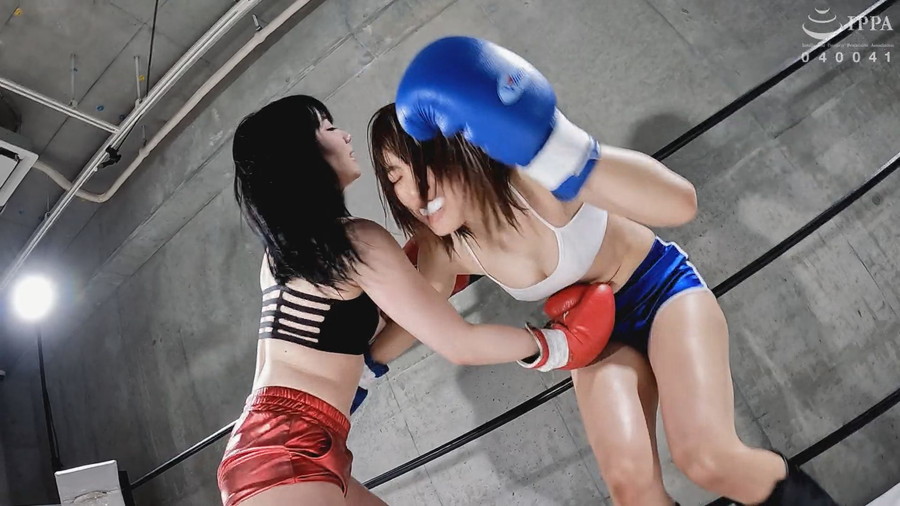 川原りまvs三岳ゆうな 腹パンチフェチが好む女子ボクシング対決